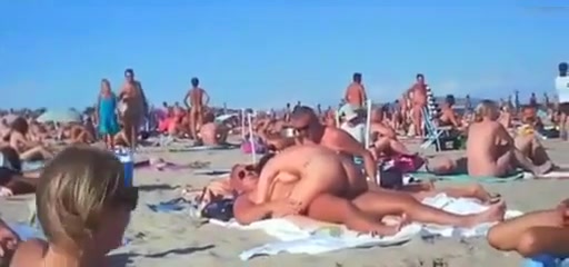 Nudist couples filmed fucking on the beach voyeur 
