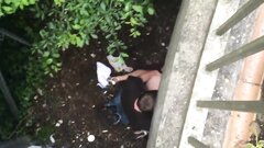 Couple caught having sexual intercourse under the bridge