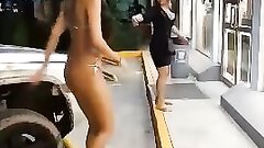 Splendid Latina woman loves flashing nude in public and have sexual intercourse everywhere